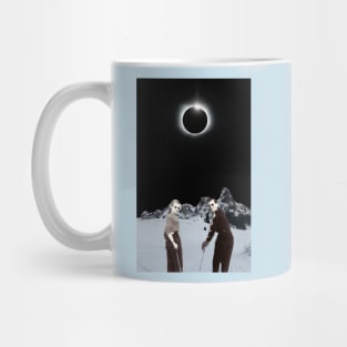Skiing during Solar Eclipse... Mug